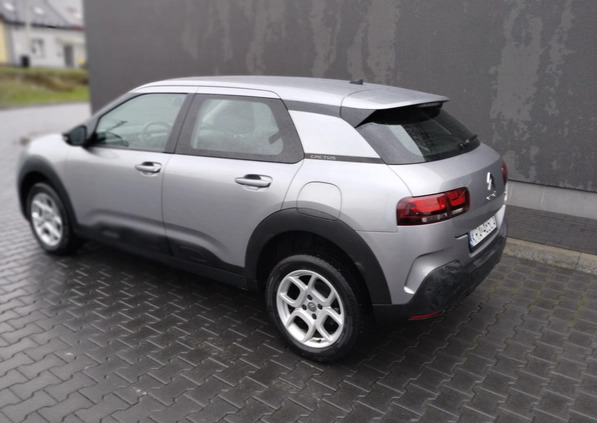 Citroen C4 Cactus cena 52600 przebieg: 116000, rok produkcji 2019 z Skawina małe 121